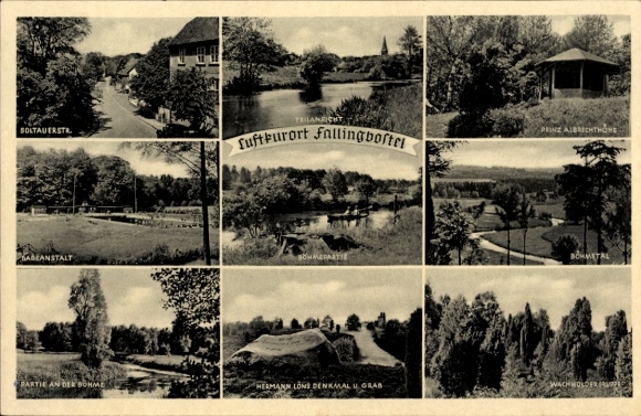 Ak Bad Fallingbostel Lüneburger Heide, Landschaftsbilder, Soltau,  Prinz Albrechtshöhe, Hermann L