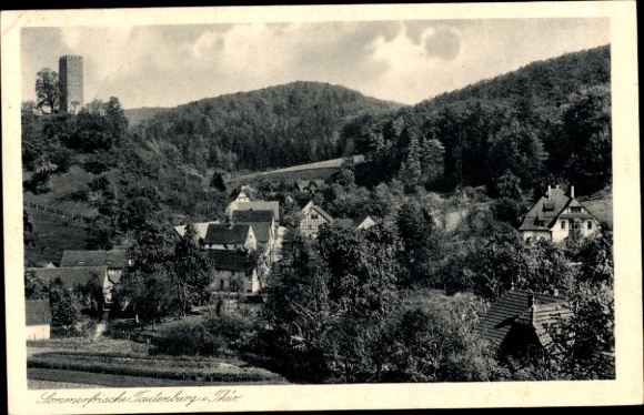 PC Tautenburg in Thuringia, partial view, tower