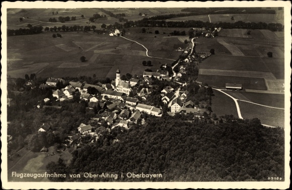 PC Oberalting Seefeld in Upper Bavaria, aerial photograph
