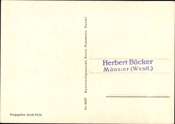 Postcard Klemm Kl 35 B with Hirth Motor, military aircraft, Luftwaffe