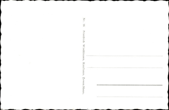 Postcard Zeven in Lower Saxony, Martin Luther Hospital