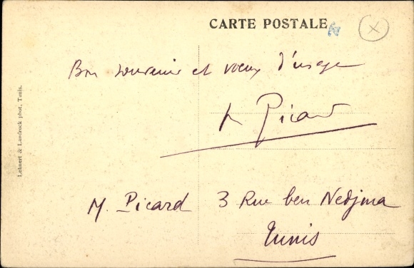 Postcard Arabs with coins, money lenders, Maghreb