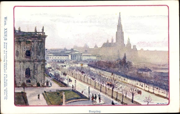 Artist PC Wilt, Vienna 1st inner city Austria, natural history court museum, Burgring