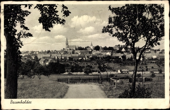 Ak Baumholder in Westrich, algemeen beeld