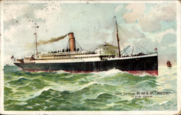 Ak-stoomboot RMSP Avon, Royal Mail Lines