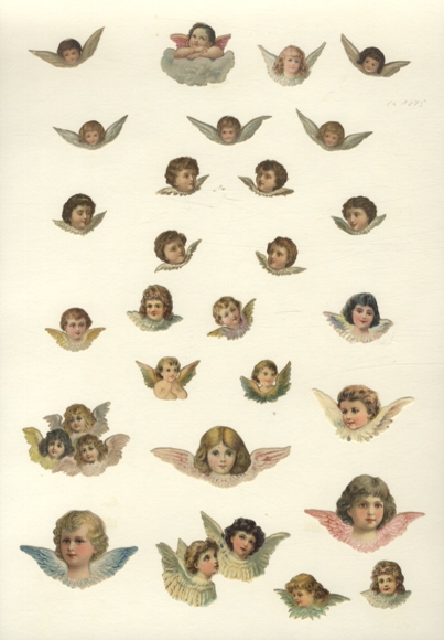 27 wafer angels, approx. 4.5 x 6 cm to 2 x 2 cm