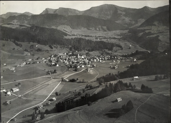 Photo Oberstaufen in the Allgäu, aerial photograph