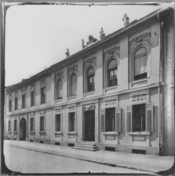 Photo Potsdam, 1912, Albrecht Meydenbauer, Schockstrasse 17/18, house facade, silver gelatine