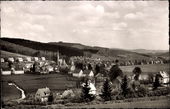 Postcard Dahlbruch Hilchenbach in Westphalia, panorama
