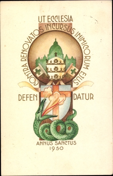 KP Watykan, Bazylika Św. Piotra, Annus Sanctus 1950, Contra Renovatos Incursus Inimicorum Ejus