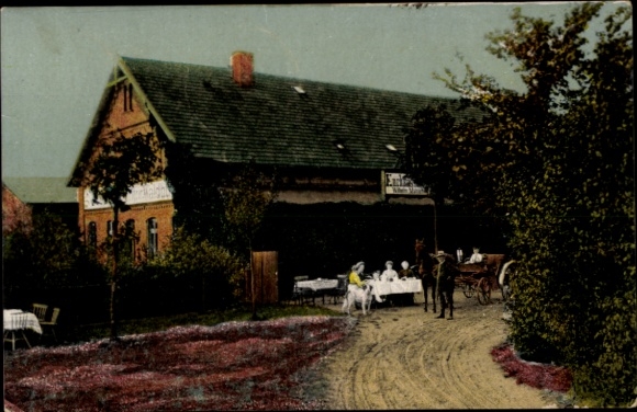 Ak Hittfeld Seevetal in Niedersachsen, Kleckerwald, Kurhaus zur Waldburg, Restaurant