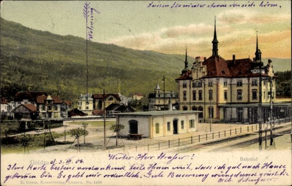 PC Goldau Arth Canton Schwyz, train station