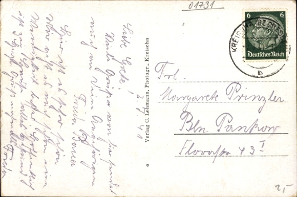Postcard Kreischa near Dresden, Various views of sanatoriums, Bad Dresden