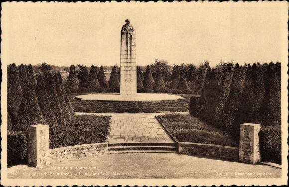 PC Saint Julien Langemarck Langemark Poelkapelle West Flanders, Canadian War Memorial
