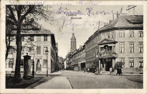 Postcard Einbeck in Lower Saxony, Marktstraße