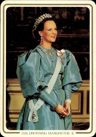 Postcard Her Majesty Dronning Margrethe II, Queen of Denmark