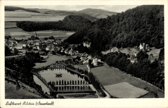 Postcard Bilstein Lennestadt in Sauerland, Panorama