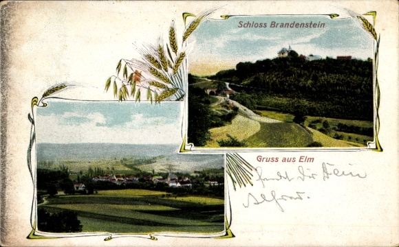 Postcard Schlüchtern in Hessen, Schloss Brandenstein, castle