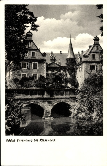 Ak Riesenbeck Hörstel Westfalen, kasteel Surenburg, kasteelcafé
