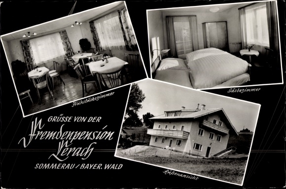 PC Sommerau Lohberg in the Bavarian Forest, Pension Lerach, interior views