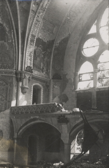 Original photo Berlin Reinickendorf, Benediction Church, around 1946, approx. 12 x 17 cm