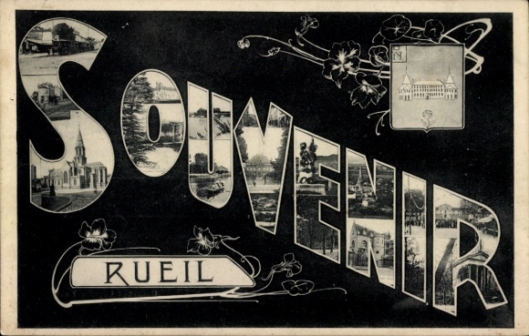 PC Rueil Hauts-de-Seine, Souvenir, Écusson, Église, Parc