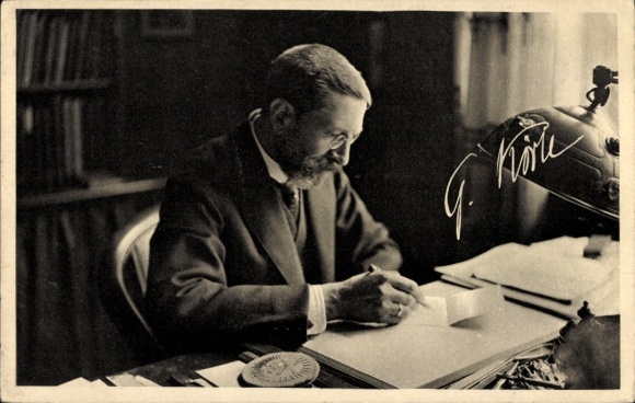 Postcard Göttingen, University, Göttingen professors, Geh. Reg.-Rat Prof. Dr. Gustav Körte, portrait