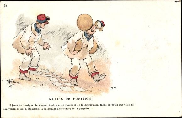 Artist PC Guillaume, Albert, Motifs de Punition