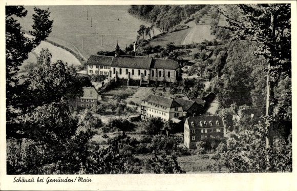 Postcard Schönau Gemünden am Main, view