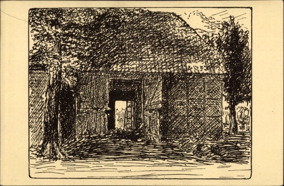 Artist PC Eggers, H., Zeven in Lower Saxony, barn