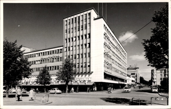 KP Jyväskylä Finlandia, widok na dom towarowy w Sokos Tavaratalo.