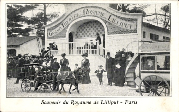 Postcard Paris, Grand Theater du Royaume de Liliput