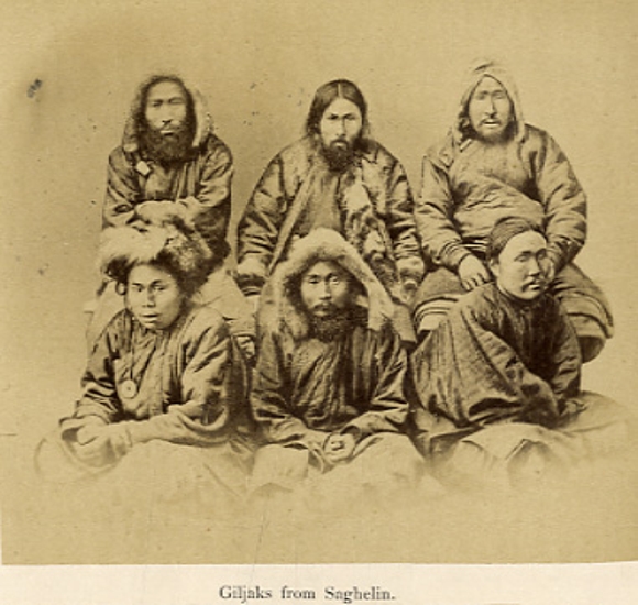Nord-Asien. Sechs seltene ethnographische Originalfotos, um 1870