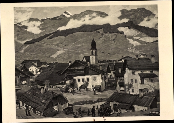 Artist PC Puchinger, Erwin, Das Bergdorf, HDK 656