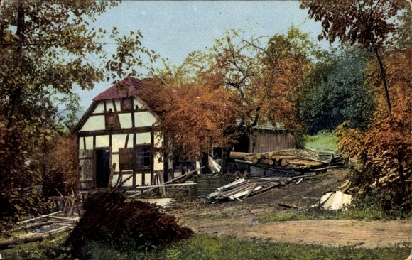 PC Nenke and Ostermaier Series 132 No. 2565, Sawmill in the Forest, Rottenbach