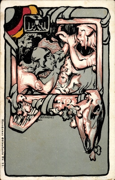 Artist Postcard Munich Odin's Card No. 22