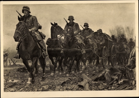 Artist PC Martin Amorbach, you drive death, Wehrmacht, HDK 470