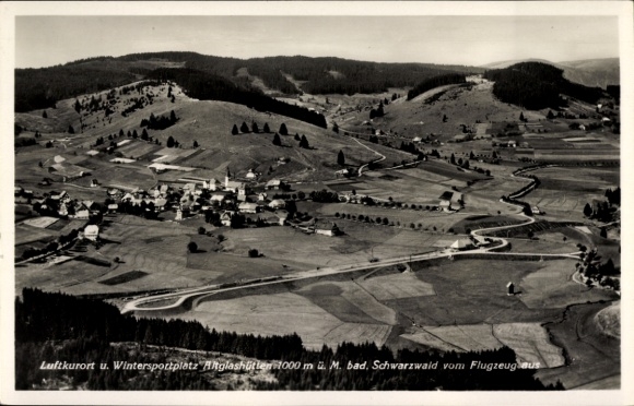 Ak Altglashütten Feldberg im Schwarzwald, Fliegeraufnahme