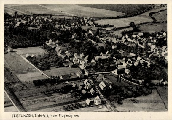 KP Teistungen w Eichsfeld w Turyngii, zdjęcie lotnicze