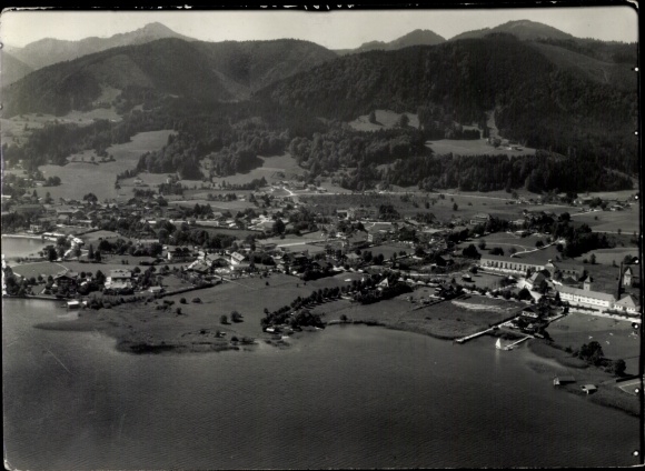 Photo Bad Wiessee in Upper Bavaria, aerial photograph