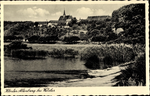 Postcard Solms, Altenberg Monastery near Wetzlar