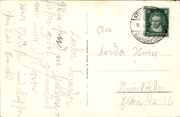 Postcard Kellenhusen in Ostholstein, Hermann Johanna Heim
