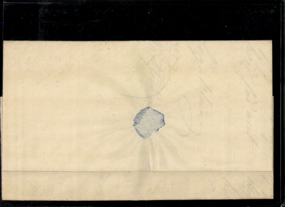 Michel No. 8 "Sköfde 1866", complete folded letter