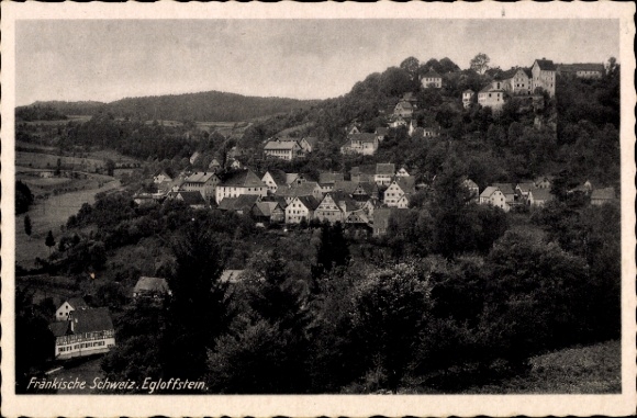 Ak Egloffstein Fränkische Schweiz, Gesamtansicht
