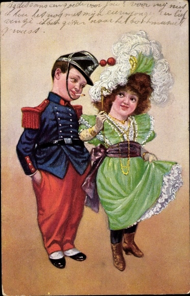 Artist PC Netherlands, boy in uniform, lovers