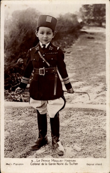 CPA Prince Moulay-Hassan, Colonel de la Garde Noire du Sultan