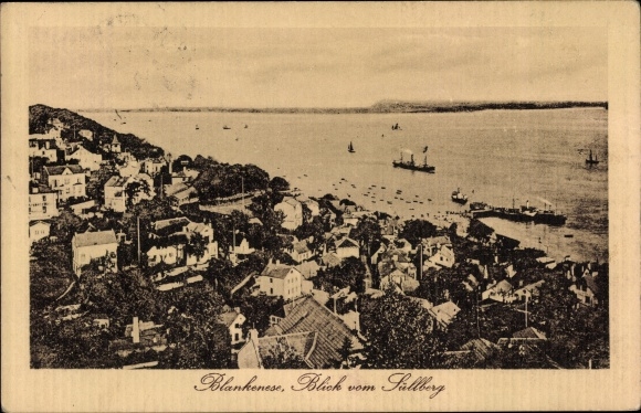 PC Hamburg Altona Blankenese, view from the Süllberg