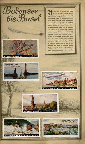The German Rhine Album I collecting picture album of the Stollwerck chocolate factory Cologne 1931