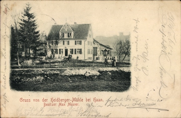 Postcard Haan North Rhine Westphalia, Heidberger Mill, Ittertal