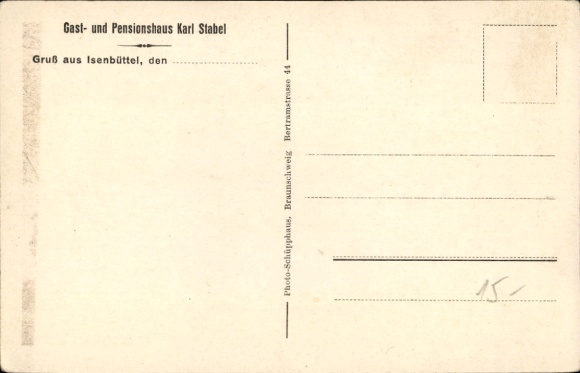 Postcard Isenbüttel Lower Saxony, Gasthaus Karl Stabel